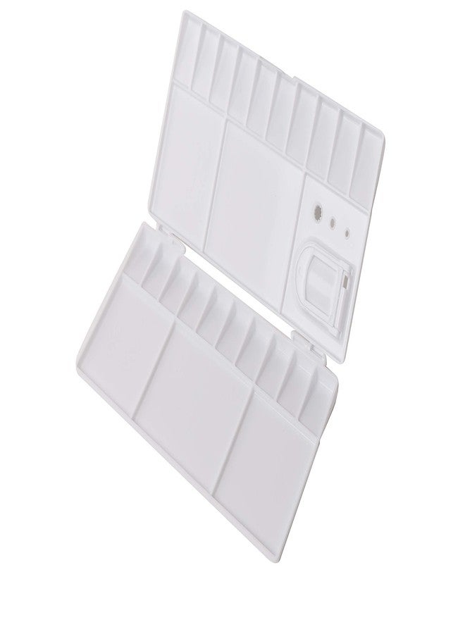 Futurekart Watercolor Palette Folding Paint Tray Plastic Painting Pallet with 25 Compartments (White) - Image 4